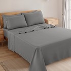 Luxury 6 Piece Bed Sheet Set 1800 Series Ultra Soft Deep Pocket Plain Sheets Set