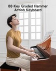 Donner Ddp-200 Pro Digital Piano Hammer Action Keyboard 256 Polyphonys