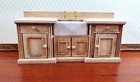Dollhouse Kitchen Sink With Counter Cabinet 1 12 Scale Miniature Unpainted Wood