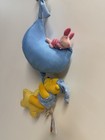 Vtg Disney Winnie The Pooh Musical Pull-down Crib Toy Piglet Moon First Years