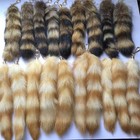 Wholesale 10-50pcs 10  Real American Raccoon Fur Tail Keychain Bag Charm Pendant