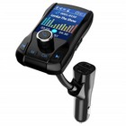 Tft Screen Dual Usb Fm Transmitter Modulator Bluetooth Hands-free Car Mp3 Player