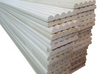 Loxaco Poplar Half Round Tambour Wall Paneling  5 25  X 94 5  Panels  4 Pieces