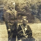 Harmon Percy Marble 1915 5x7 Photo Jim Crow Last Blanket Chief Native American