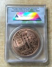 2012 Physical Bitcoin   Mjb Monetary Metals Art Round   Authenticated By Anacs