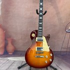 Standard Brown Lp Electric Guitar Flame Maple Top 22frets Fast Delivery