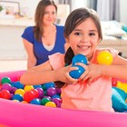 Kids 100 Ball Game Set  Outdoor Toss Play Activity Toy  Inflatable Ball Play Set