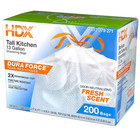 13 Gallon Fresh Scent Tall Kitchen Trash Bags With Drawstring  200-count