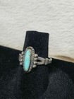Amazing Vintage Navajo Turquoise Sterling Silver Ring Old