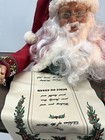 Vtg 1993 Holiday Creations Santa Musical Christmas Writing Desk Lamp