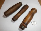  3  Antique Wood   Metal Tool Handles Carpenter Blacksmith Chisel Screwdriver 10