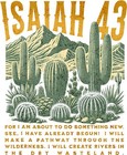 Bible Verse Isaiah 43 Iron On Transfer-shirt   Other Light   Dark Fabrics  21