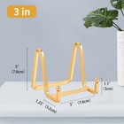 Plate Holder Easel Display Stand - 3 Inch Metal Plate Stands For Display - Ta   