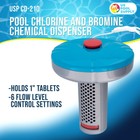 Floating Spa  Hot Tub  Pool Chlorine   Bromine Chemical Dispenser  6 Settings