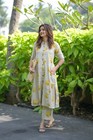 Women Floral Print Cotton Kurta Indian Designer Ethnic Kurti Palazzo Cord Set