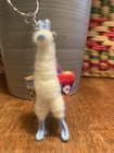 Peruvian Llama Keychain Handmade