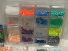 Lot Of Perler Fuse Beads Assorted Colors W storage Container Diy Crafts Projects