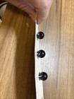 Le Chic Round Black Button 1 2    Three Count Vintage New Made In Japan Washable