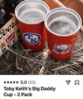 Toby Keith Cups