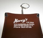 Vtg Harry s Gift Shop Kaiserslautern Germany Squeeze Pouch Keyring Key Chain