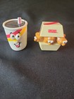 Lot Of 6 - Vintage Mcdonald   s Happy Meal Changeable Meal Item Toys