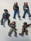 Vintage Barclay Manoil Metal Toy Soilders Lot Of 19 Pieces Ww1 Lead Cowboys