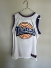 Looney Tunes White Tune Squad Bugs Bunny  1 Basketball Jersey Large Space Jam