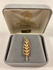 South Dakota Gold Company 10k Wheat Head Tie Tack pin - Nib  ttw1 