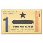 2026 1 Centigram Gold Note Texas Modern Redback  Come And Take It