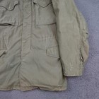 Vintage M65 Field Jacket Mens Medium Green Cotton Military Army Full Zip