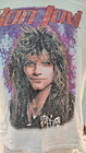 Vtg Bon Jovi Slippery When Wet Concert T-shirt One Size Fits All 1987 Glam Rock