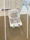 Vintage Working Graco Swyngomatic Swingomatic Wind Up Crank Baby Swing Rare Htf