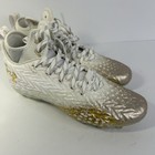 Under Armour Spotlight Clone 3 0 Mc Football Cleats White Gold Womens Sz 9w 7 5m