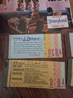 60 s Walt Disney   s Paper Collectable Lot  Tickets  Guides  Receipts Disneyland