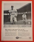 Vintage Hood Milk red Sox Frank Malzone Print Ad From A 1962 Life Magazine