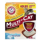  2 Pack arm   Hammer Superior Odor Control Cat Litter  Multi-cat Clumping Litter