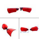 Red Motorcycle Hand Guard Shield For Harley Road Street Glide Low Rider Fat Boy