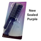 2015 New Goody Hair Vented Brush   Comb Set Purse Travel Nos Purple Discontinued