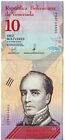Venezuela Banknote 10 Bolivares Banknote From South America Venezuela Unc 