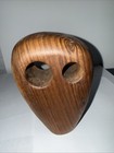 Owl Wooden Figurine Hand Carved Vintage Sculpture