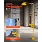 Emergency Shower Eye Wash Station Combination Osha-approved Eyewash Unit