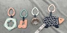 Fisher Price Dkick N Play Gym Piano Navy Fawn Replacement Part Set 4 Hanging Toy