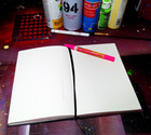 Small A5 Sketchbook 100 Sheets Hardcover Drawing Pad Art Journal Blackbook