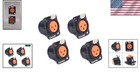 Durable Xlr Female Mounting Jacks  3 Pin Gold-plated Audio Connectors     4 Pack