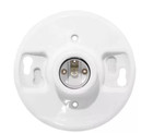 Leviton 600w 250v White Porcelain Box Lampholder     Keyless Ceiling - New