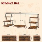 3 Tier Wooden Cupcake Stand W swing Dessert Table Display Set For Birthday Party