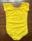 Nwt Motionwear Int  Child 6x 7 Bright Yellow Ballet Dance Leotard 