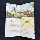 Vintage Ambassador Hotel Fold Out Travel Brochure Los Angeles California