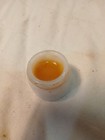 Vintage Carmex Lip Balm Mini Milk Glass Medicine Jar  89 Original Price Contents