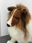 Collie Dog Plush Stuffed Animal Lassie Lying Down 20  Vintage Gund